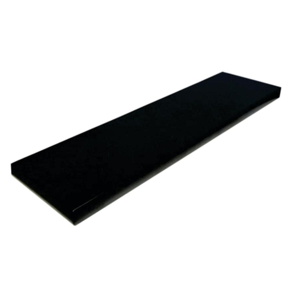 Prateleira Simples Preta 80x15 Cm Com Suporte Em Mdf [F031]