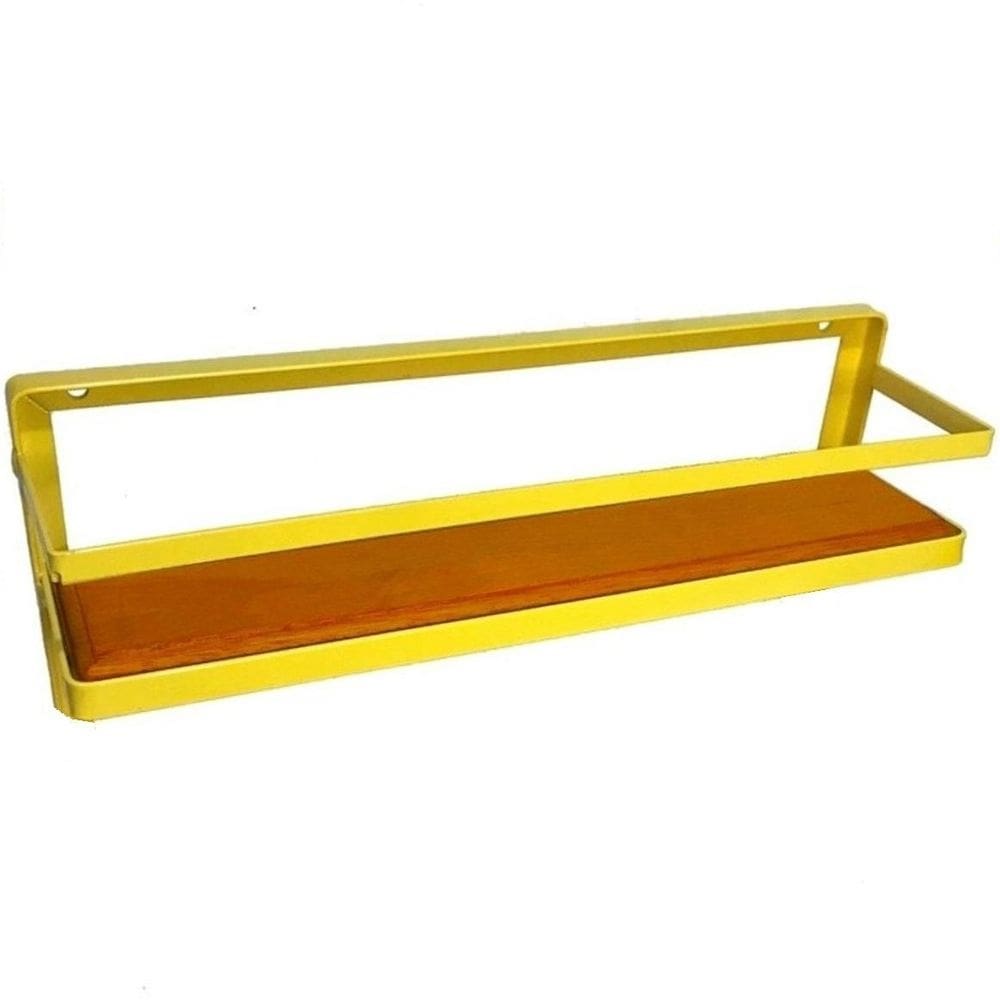 Prateleira Nicho Aparador De Parede Ou Mesa Multiuso Amarelo