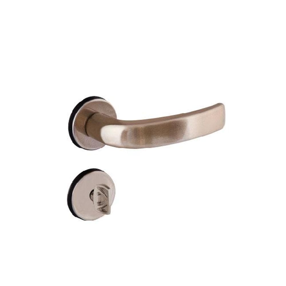 fechadura banheiro galaxy roseta 40mm bronze latonado alianca