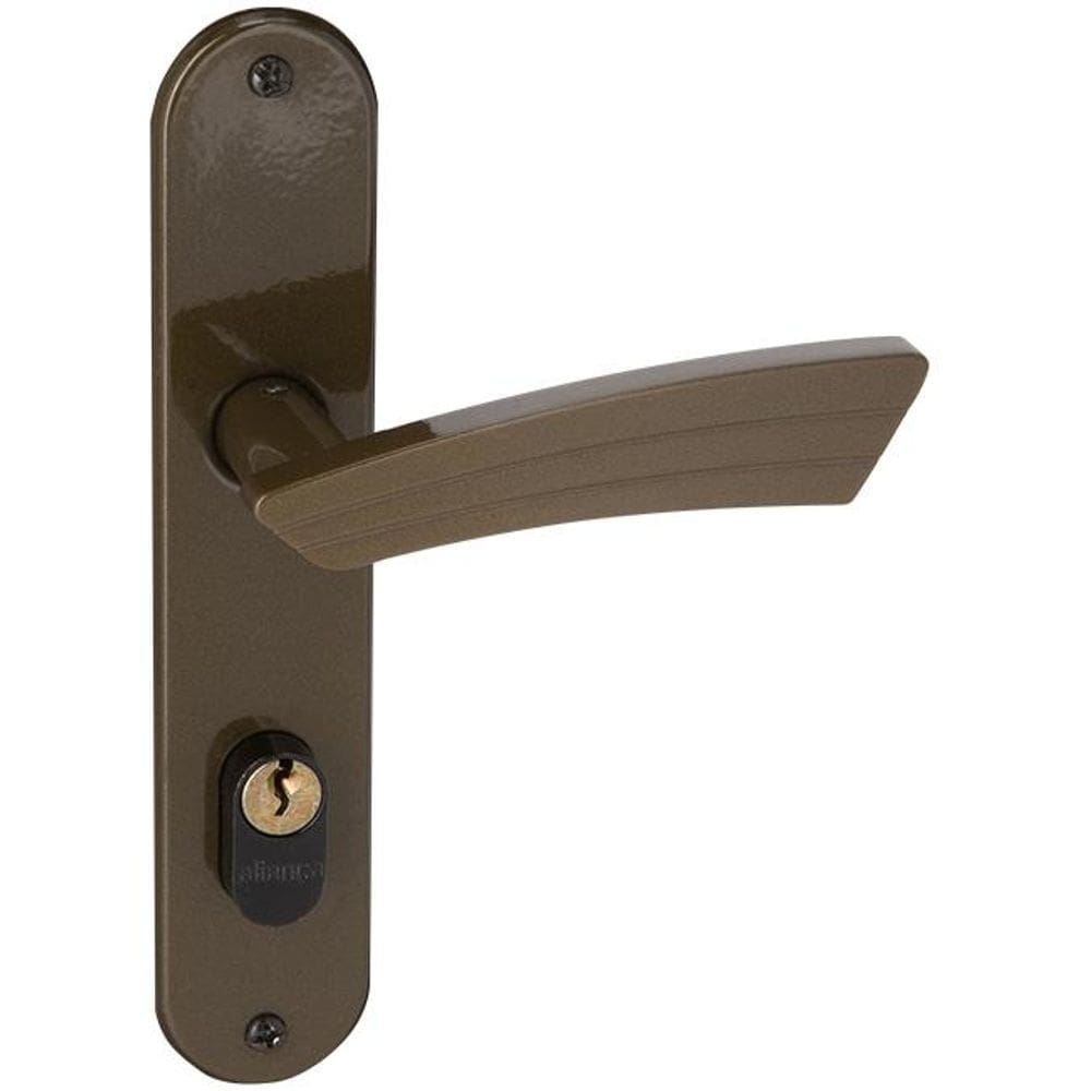 fechadura entrada pop 40mm espelho bronze latonado fosco alianca