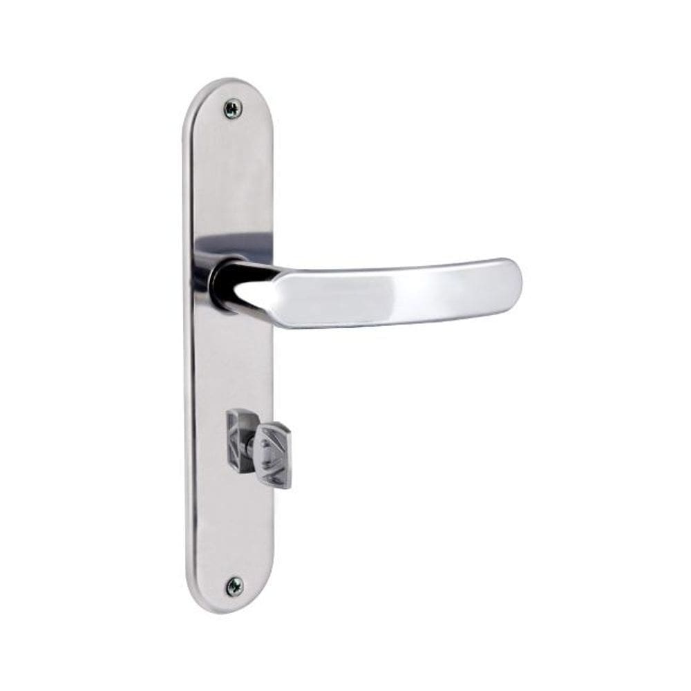 fechadura banheiro inox premium 40mm inox polido alianca