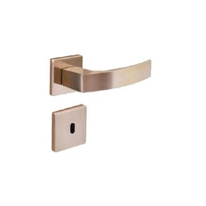 fechadura interna quadratta curva roseta 55mm latonado alianca