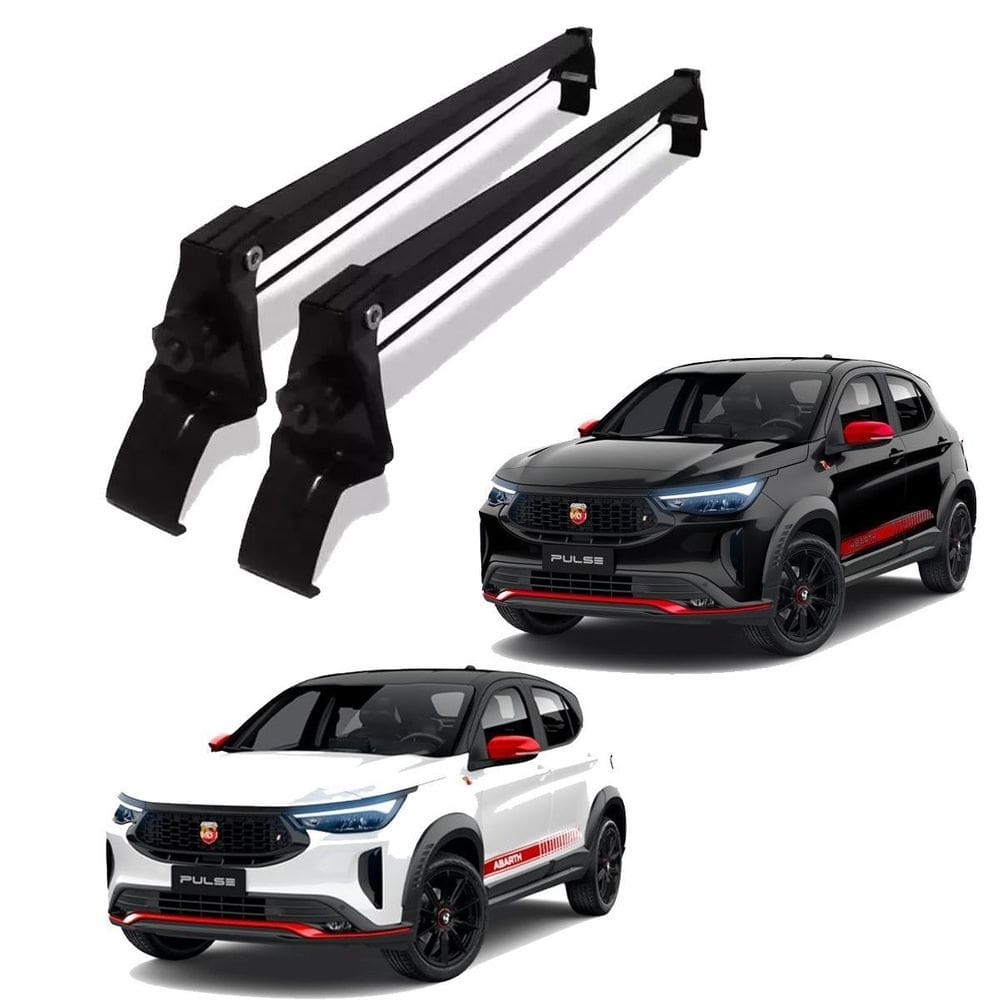 Rack Teto Fiat Pulse - Fixado Entre Portas Preto Especifico