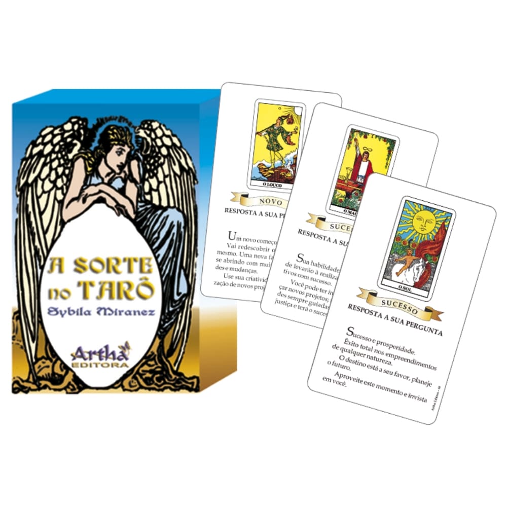 Baralho A Sorte No Tarô Waite 53 Cartas Para Iniciantes