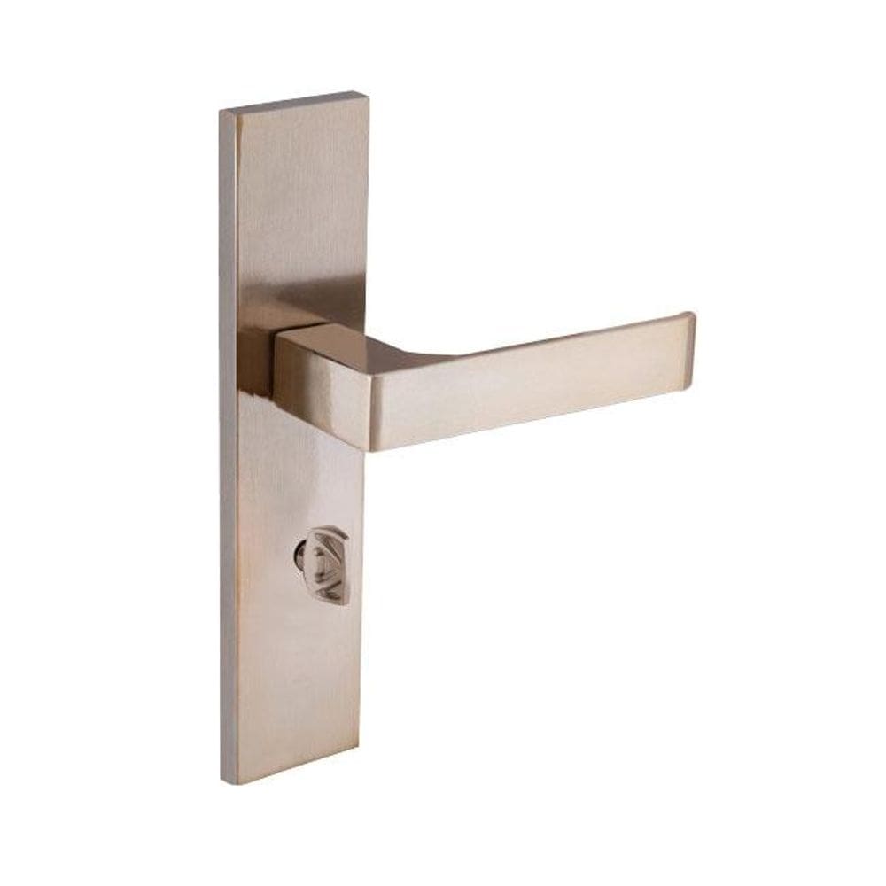 fechadura banheiro quadratta reta espelho 55mm latonado alianca