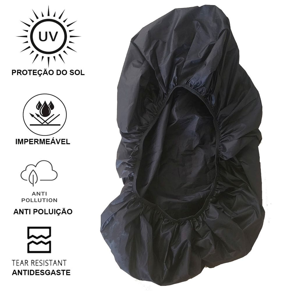 Capa Impermeável Com Elástico Para Mochila dos 55 aos 75L