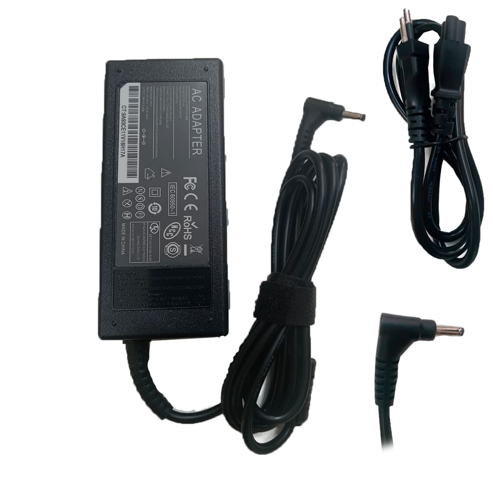 Carregador fonte compativel para notebook Acer Aspire 5 A514-53-59qj A515-54 Plug Fino ac05