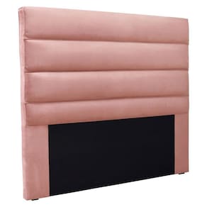 Cabeceira King 1,95m La Italiana Veludo Rosa