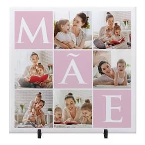 Azulejo Com 6 Fotos Presente Perfeito Para Sua Mãe
