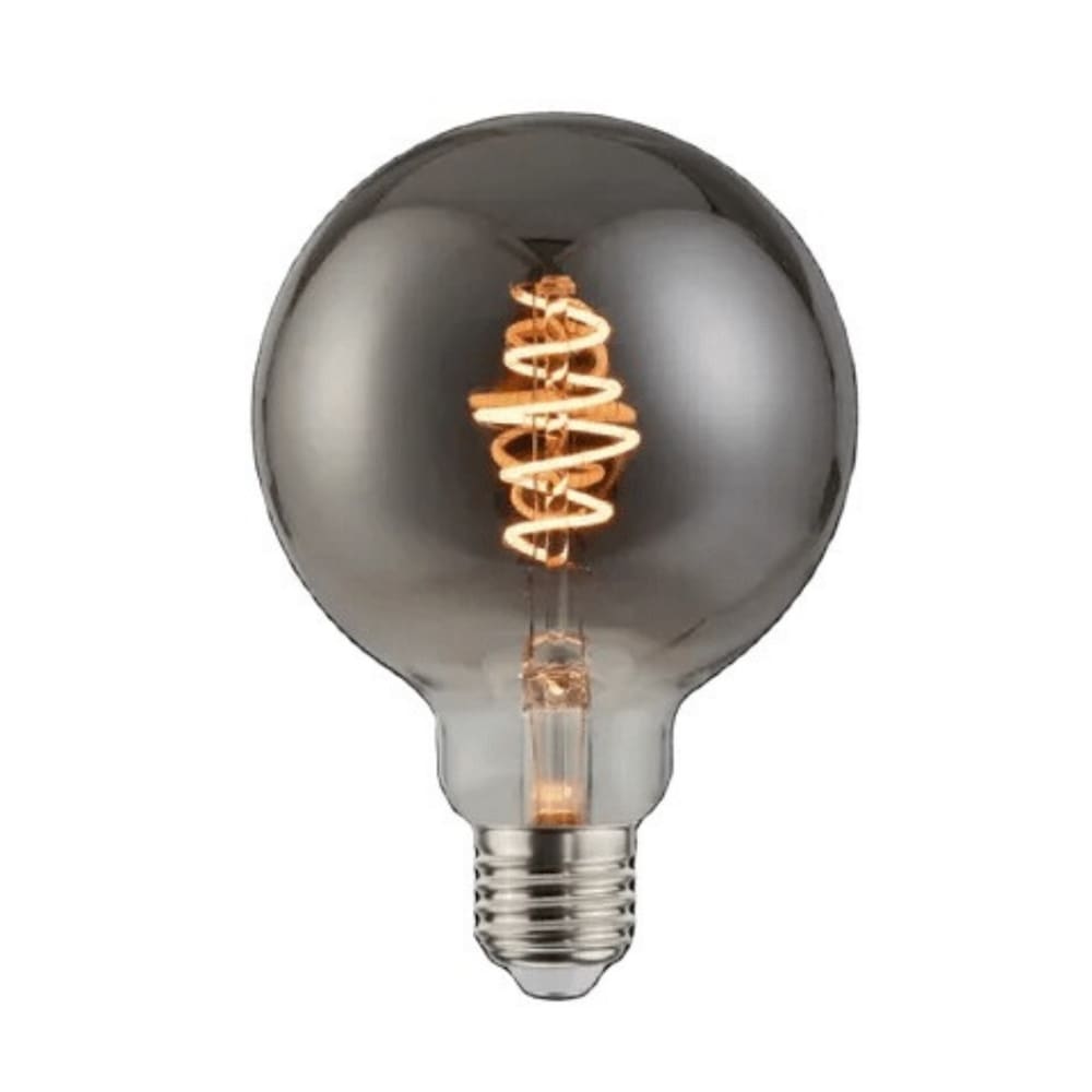 Lâmpada Led Bulbo Filamento G95 5W Bivolt 2200K Âmbar E27 Brilia