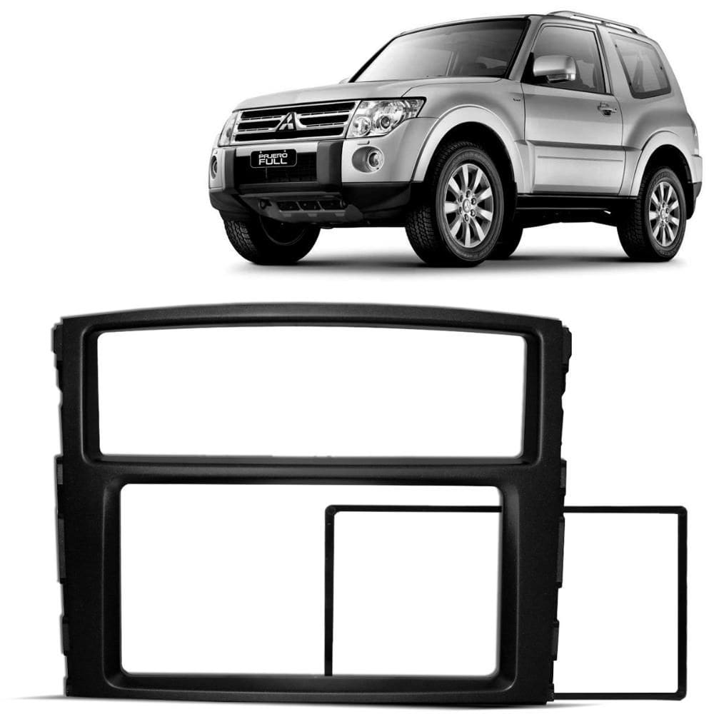 Moldura 2 Din Pajero Full 10 13 Pto Padrão Japonês e Chinês