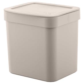 Lixeira de Cozinha Pequena 4,7 Litros OU Trium Bege