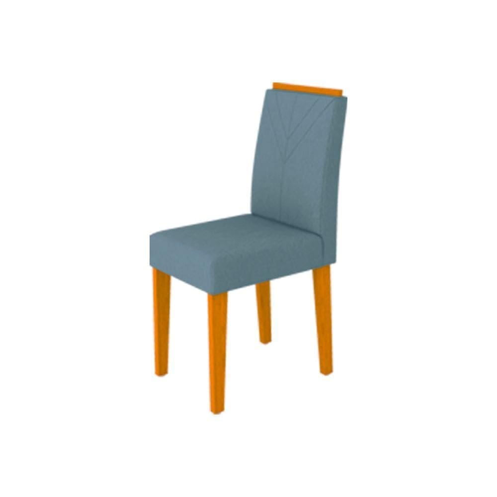 4 Cadeiras Para Sala De Jantar Amanda Ype Wd26 Azul Claro