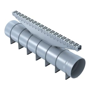 Ralo Canal 30x500x1950mm O110 Odem Cinza