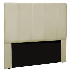 Cabeceira Estofada Box Casal King Size Ravenna 195cm Bege