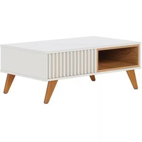 Mesa De Centro Para Sala Jeri Off White Freijo Clb Off White
