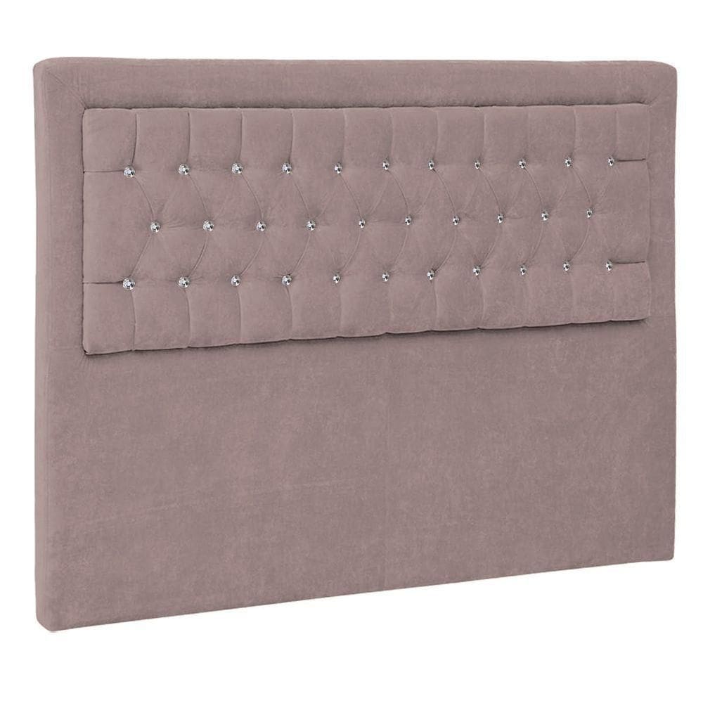 Cabeceira Solteiro Iasi P04 90 Cm Suede Rosê Tca 949
