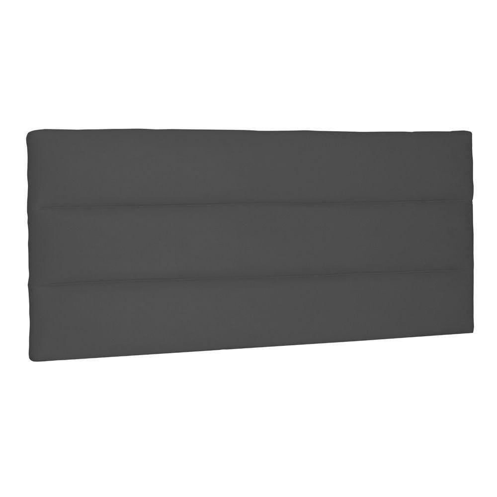 Cabeceira Painel Estofada Box Casal Queen 160cm Suede Cinza