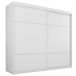 Roupeiro Asteca Duas Portas De Correr Branco