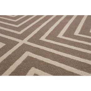 Tapete 150x200cm Lyre Supreme Tapetes São Carlos Chevron Natural