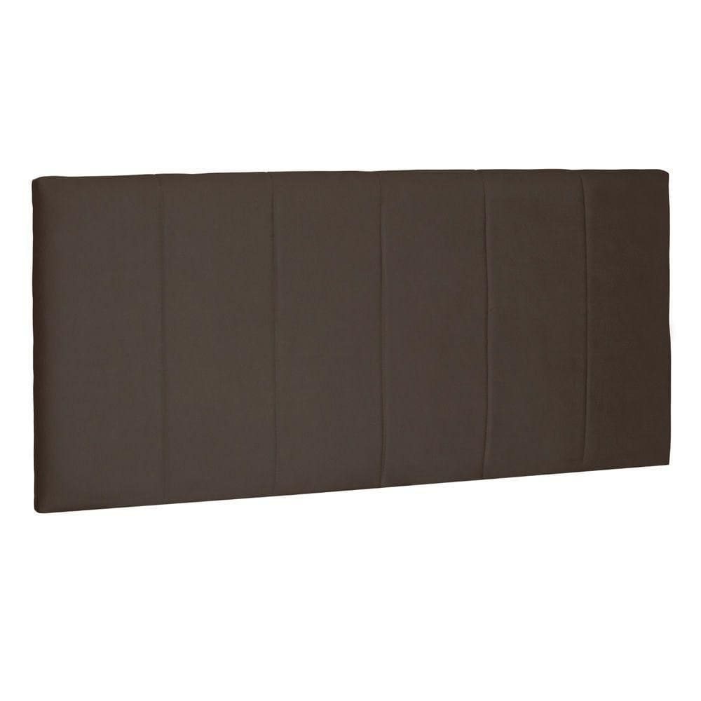 Cabeceira Painel Estofada Box Casal Ravenna 140cm Caramelo