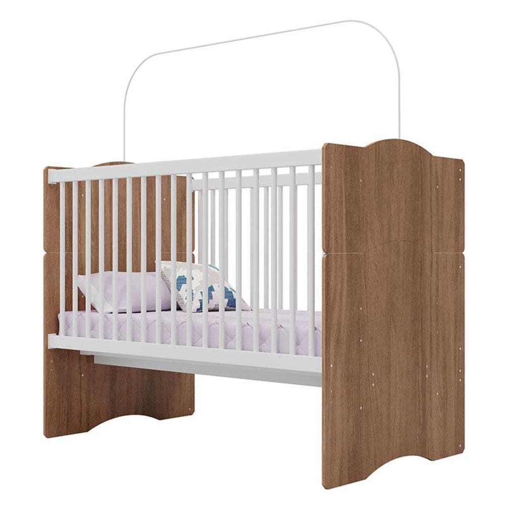 Berço Americano Alegria Branco Carvalho - Canaã