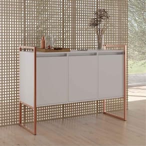 Armario Industrial 3 Portas Balso Branco Cobre