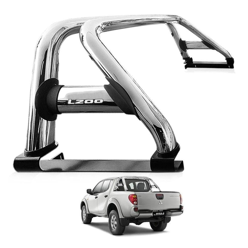 Santo Antonio Mitsubishi L200 Triton 2008 2018 Duplo Cromado