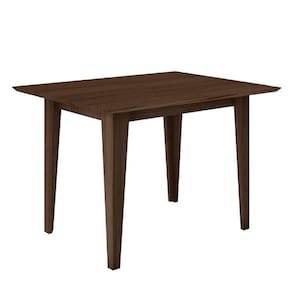 Mesa Para Sala De Jantar 120Cm Retangular Tampo Chanfrado Kate Poliman Amêndoa
