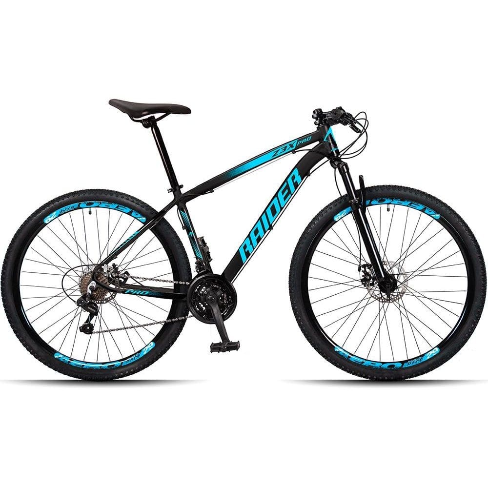 Bicicleta Raider Z3x Disc H Aro 29 Susp. Dianteira 24 Marchas - Azul/preto