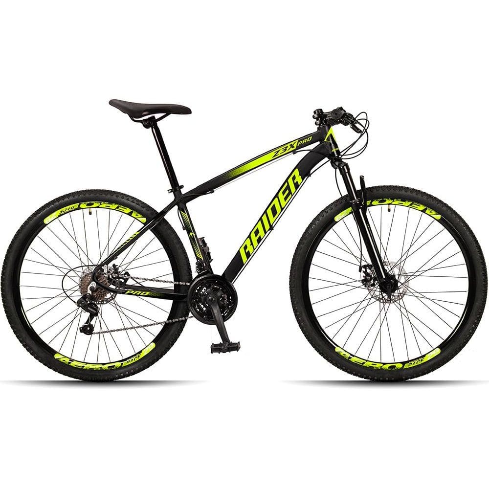 Bicicleta Raider Z3x Disc H Aro 29 Susp. Dianteira 24 Marchas - Preto/amarelo