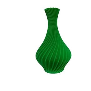 Vaso Plantas Modelo Espiral Verde- Jarro Decoração 18Cm