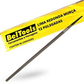 Kit C/ 6 Lima Redonda Murça 12 Pol Beltools
