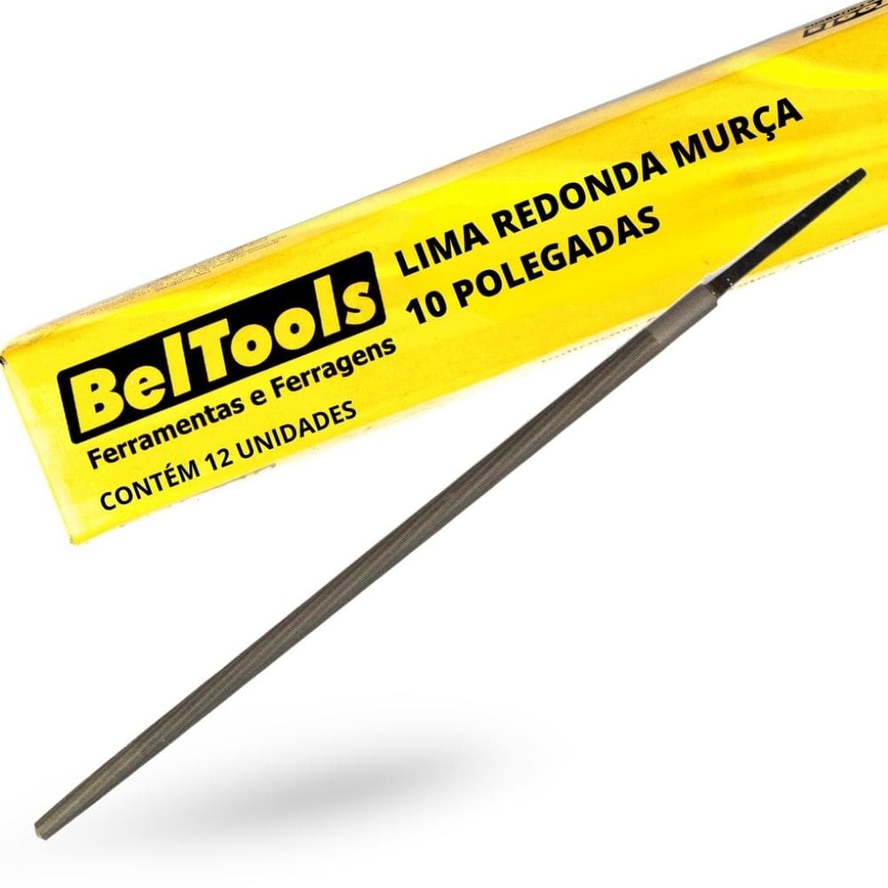 Kit C/ 12 Lima Redonda Murça 10 Pol Beltools
