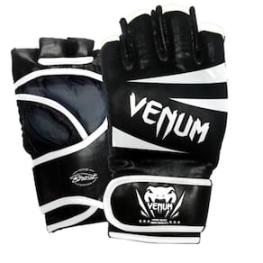 Luva De Mma Venum Challenger Preto E Branco M