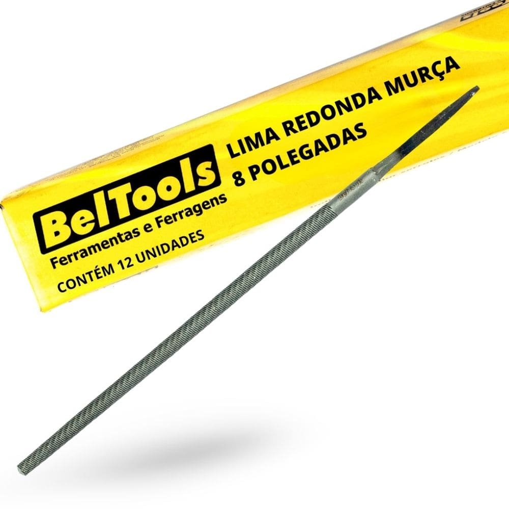 Kit C/ 12 Lima Redonda Murça 8 Pol Beltools
