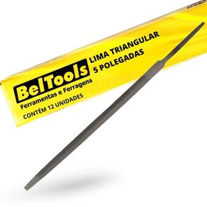 Kit C/ 12 Lima Triangular 5 Pol Beltools