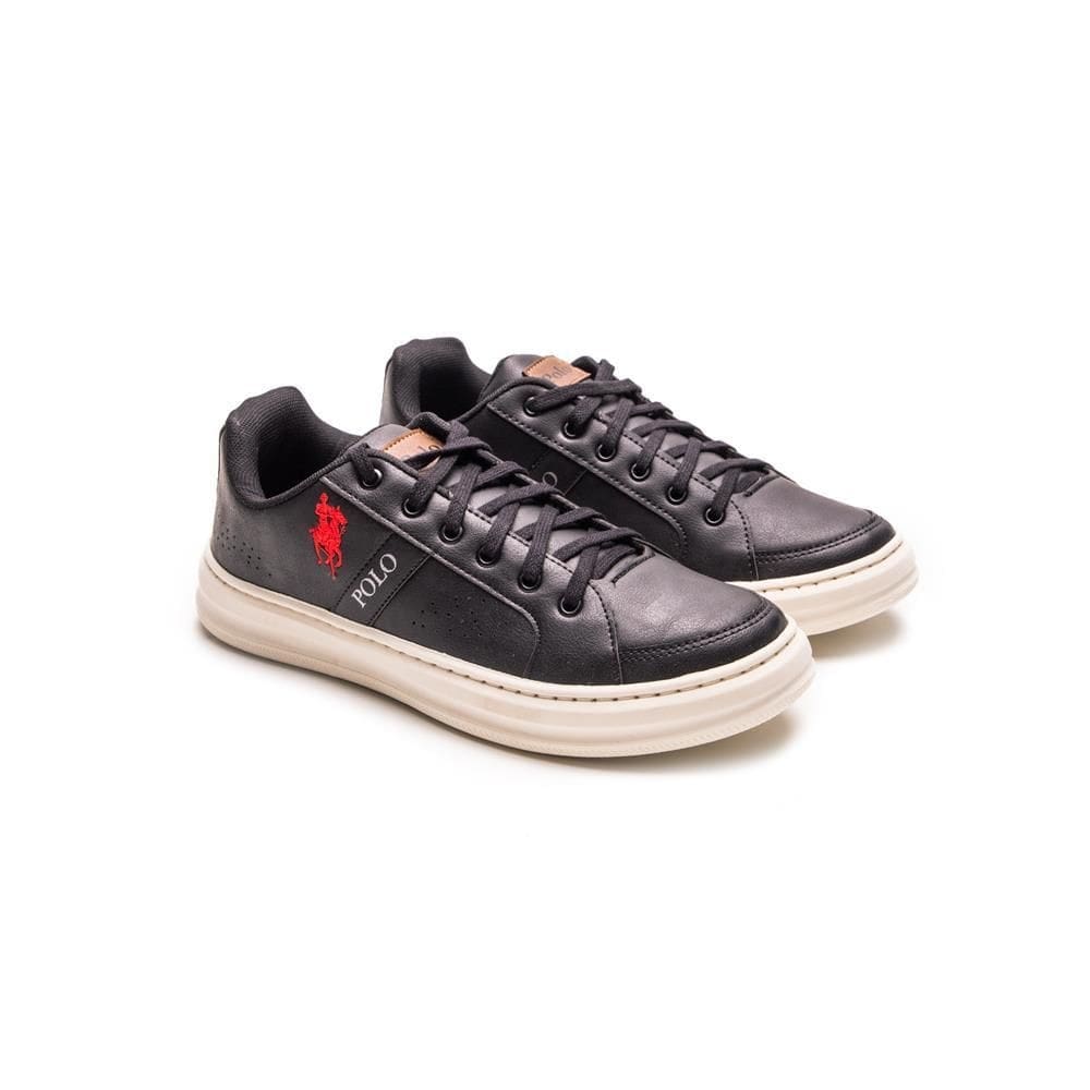 Sapatênis Masculino Polo Vogue Fechamento Cadarço Conforto