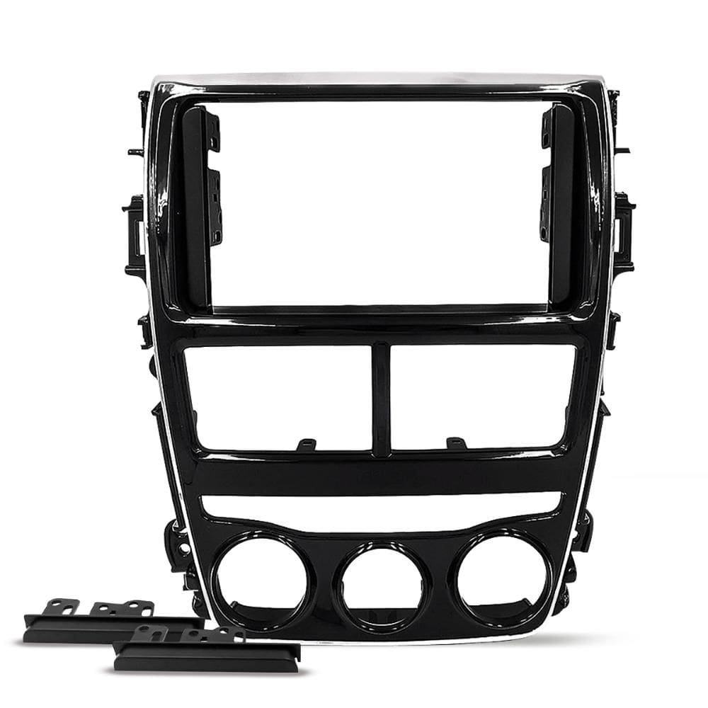 Moldura de Painel 2 Din Yaris 2018 a 2023 Black Piano