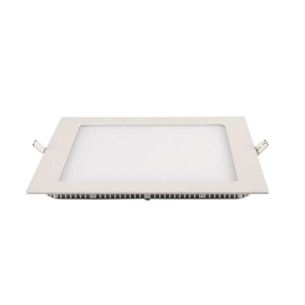 Painel De Led Quadrado Embutir 12w Bivolt Blumenau 6500k Luz Fria