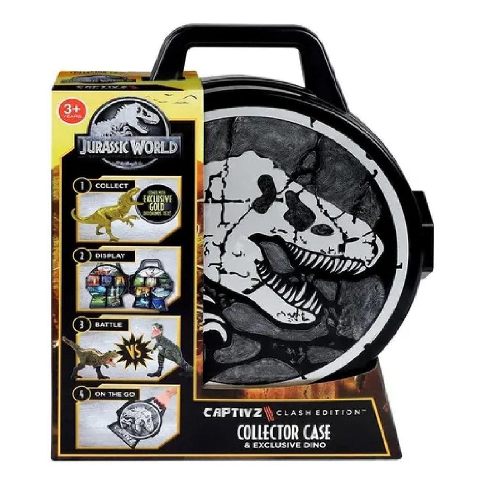 Brinquedo Jurassic World Maleta Colecionador De Dinossauros