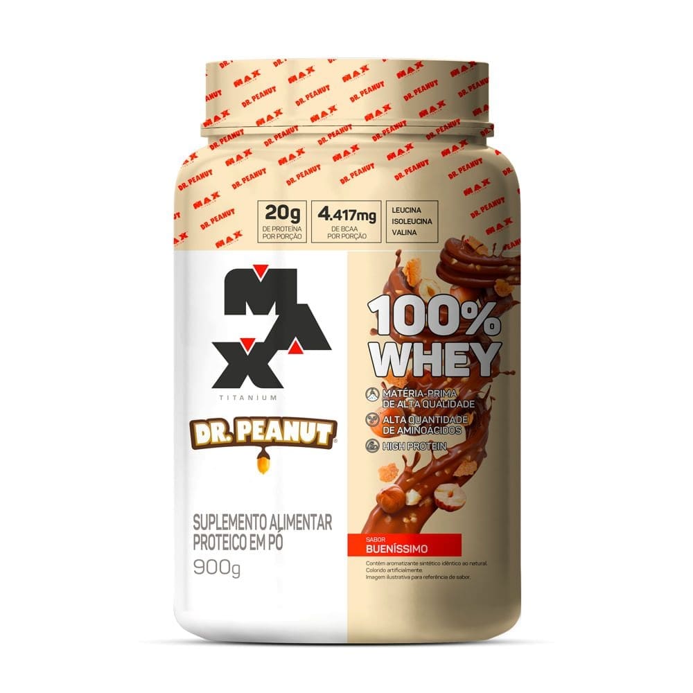 100por Cento Whey Dr. Peanut Buenissimo 900g