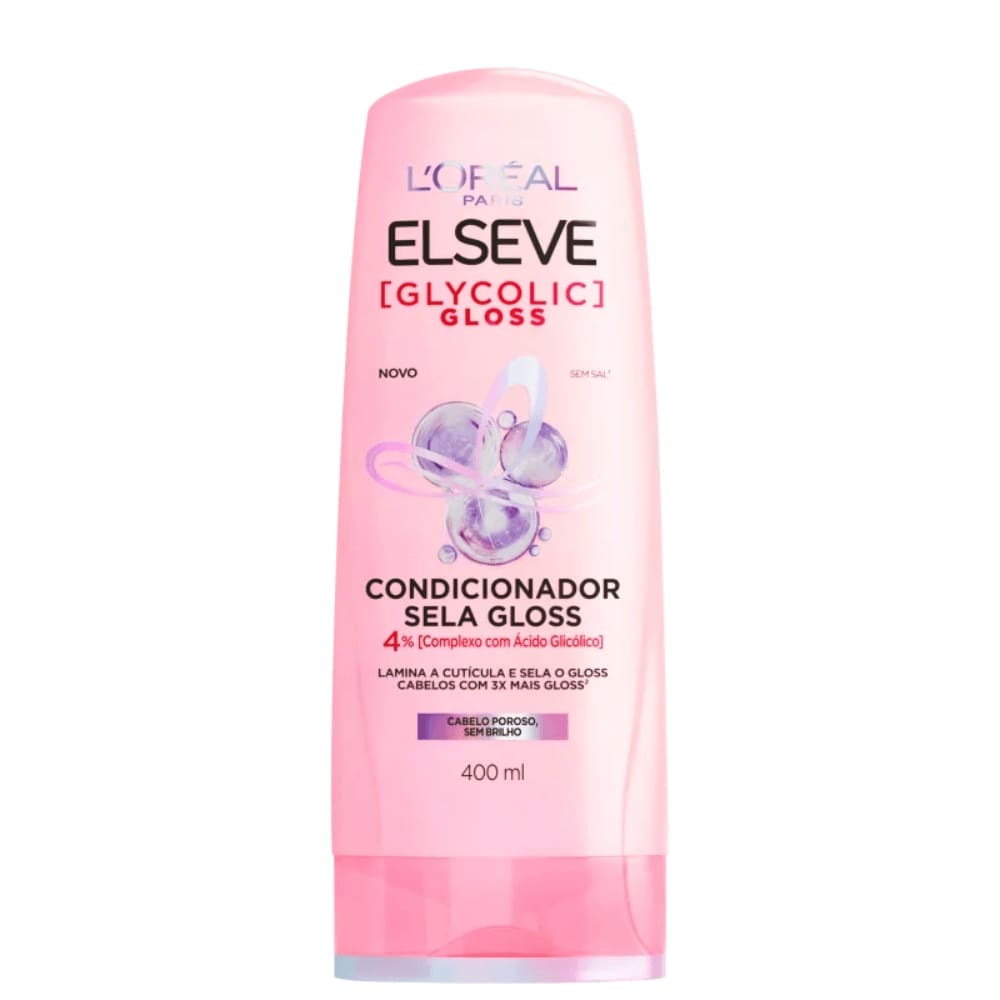 Elseve Cond.glycolic Gloss 400ml