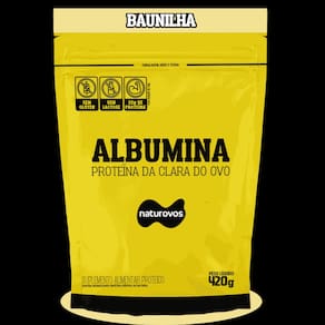 Albumina Clara De Ovo Baunilha 420 Gr