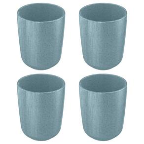4x Porta Escova de Dente de Pia Banheiro OU Osaka Azul