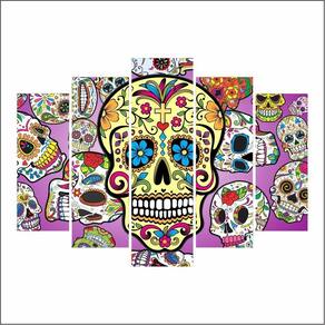 Kit Decoração Festa Aniversário Caveiras Mexicanas Skull