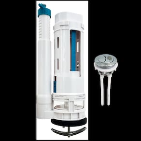 Mecanismo De Descarga Caixa Acoplada Monobloco Smart Depot Com Botão Duplo Acionamento Superior Dual Flush