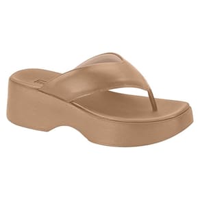 Tamanco De Dedo Feminino Plataforma Anabela Moleca Sandalia