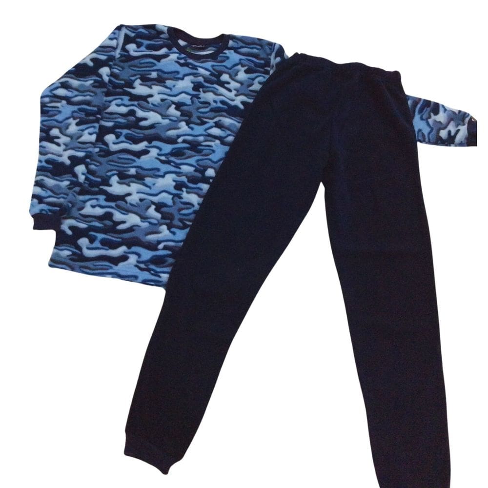 Pijama infantil masc soft Vrasalon azul/marinho