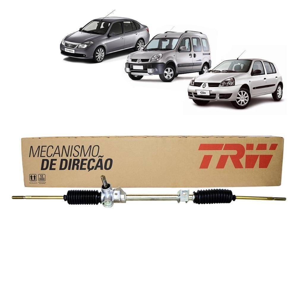 Cx Direcao Mecanica Nova Trw Renault Clio 1.0/1.6 Moderno 1998...Kangoo 1999.../Renault Symbol 1.0/1.6 - Todos - Dl